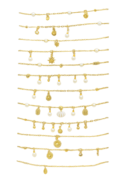 Luxe Stack Set – 12 Stainless Steel Bracelets