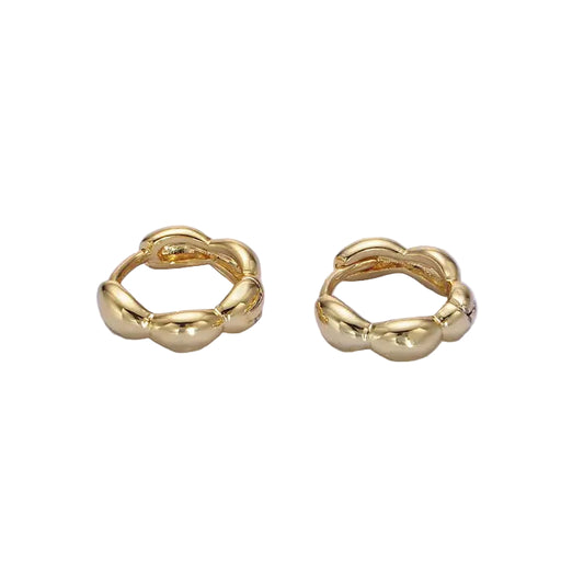14K Gold Filled 11mm Bubble Cartilage Huggie Earrings