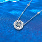 Radiance Necklace – Moissanite Dancing Stone in 925 Sterling Silver