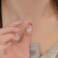 Radiance Necklace – Moissanite Dancing Stone in 925 Sterling Silver