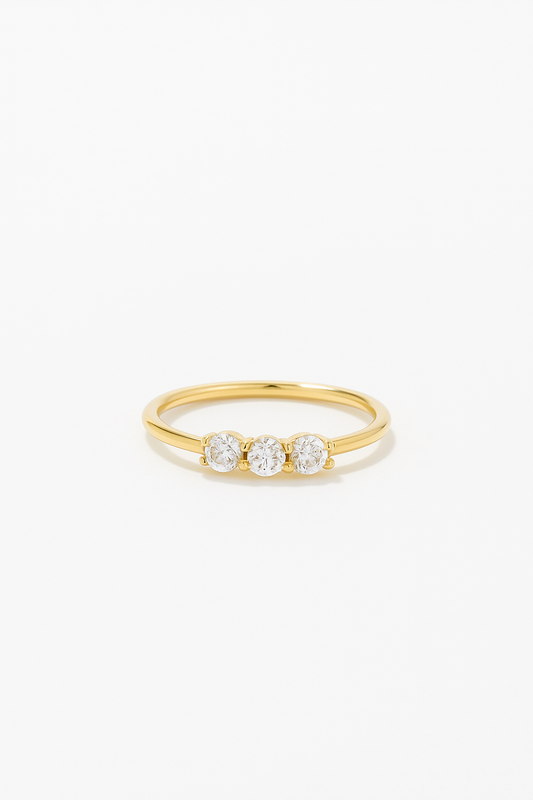 Liora Nose Ring Set – 4PCS Sterling Silver with Stone Points