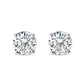 Seraphé Luxe Silver Solitaire Earrings