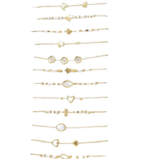 Eterna Stack – Set of 12 Stainless Steel Bracelets