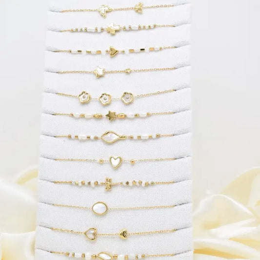 Eterna Stack – Set of 12 Stainless Steel Bracelets