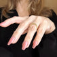 18k Gold Filled Stackable Wave Ring