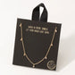 Gold Dipped Dainty Chain Necklace