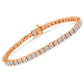 Eternal Diamond Tennis Bracelet – 1.0ct in Sterling Silver
