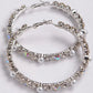 Luxury Stones Hoop Earrings