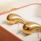 Colette 18K Gold Non-Tarnish Large Huggie Droplet Earring