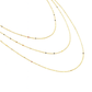 18k Gold Filled 1mm Curb Chain With Pressed Details