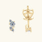 Moissanite Wedding Stud Earrings in 925 Sterling Silver