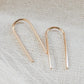 Open Arc Earrings | 14k Gold Fill & Sterling Silver