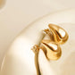 Colette 18K Gold Non-Tarnish Large Huggie Droplet Earring