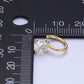 14K Gold Filled Clear CZ Minimalist Ear Cuff Earrings