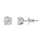Seraphé Luxe Silver Solitaire Earrings